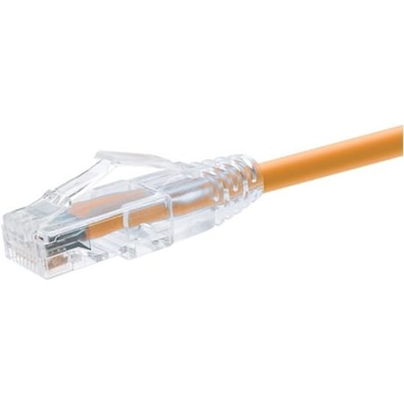 Unirise Usa GROUP 15 FOOT CAT6 SNAGLESS CLEARFIT PATCH CABLE ORANGE -  CAT6 PATCH CABLE 10160